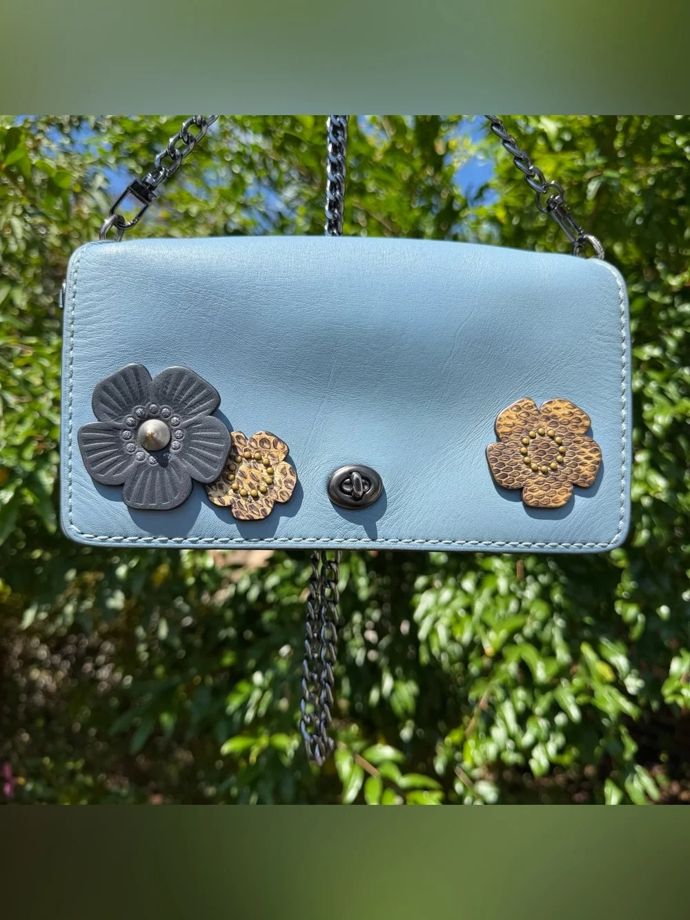 Coach Dinky With Tea Rose 37296